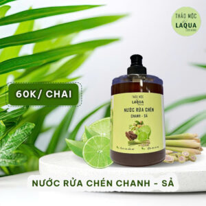 Nước rửa chén chanh - sả